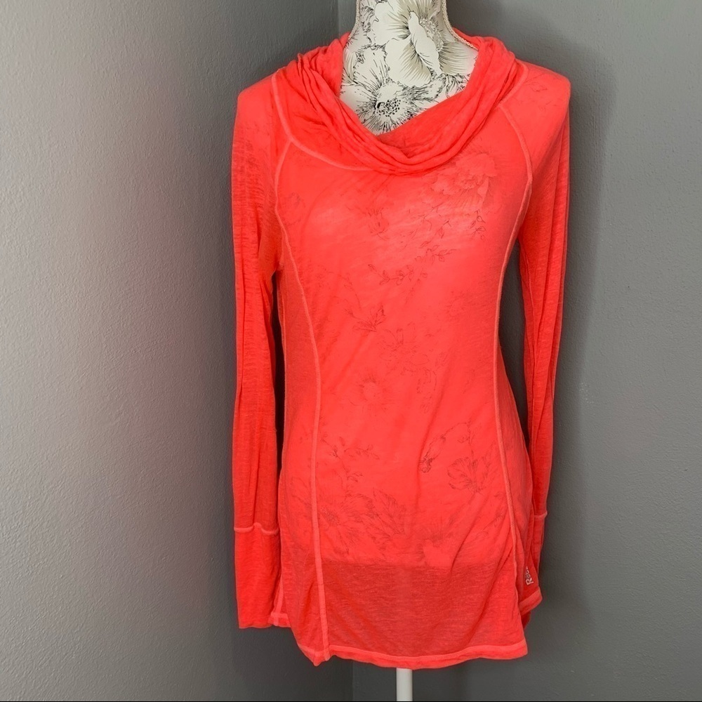 Reebok Performance Workout Top Neon Pink Medium